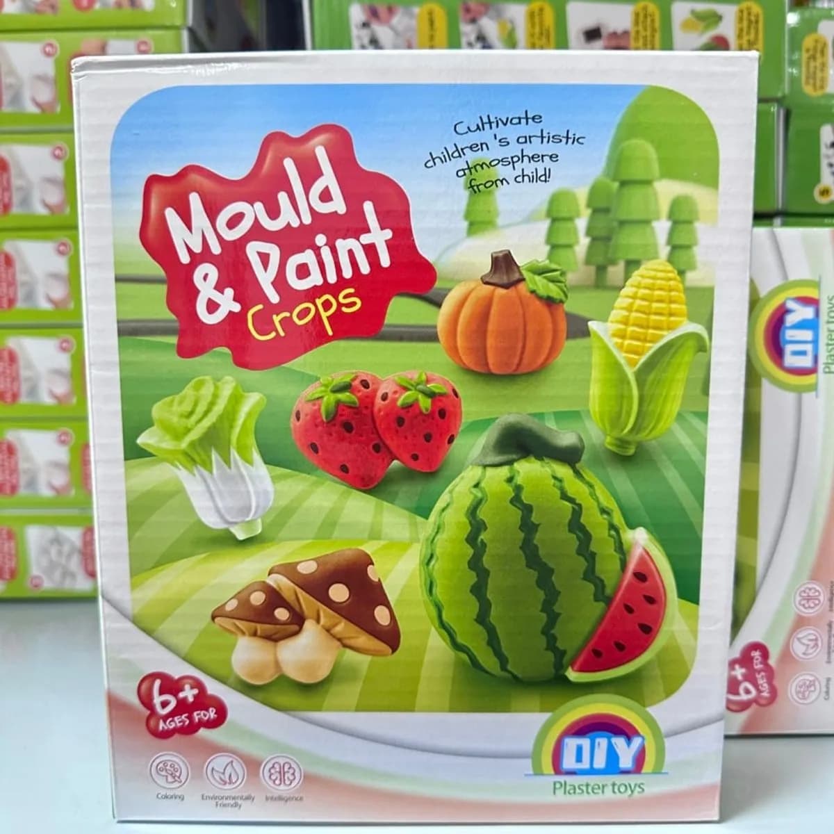 Zestaw do modelowania i malowania Mould & Paint Crops, gipsowe DIY