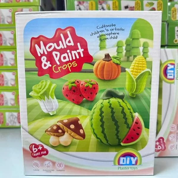 Zestaw do modelowania i malowania Mould & Paint Crops, gipsowe DIY