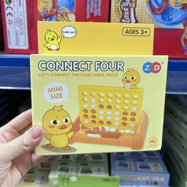 Gra zręcznościowa Connect Four Mini Size ZD kaczka 12szt