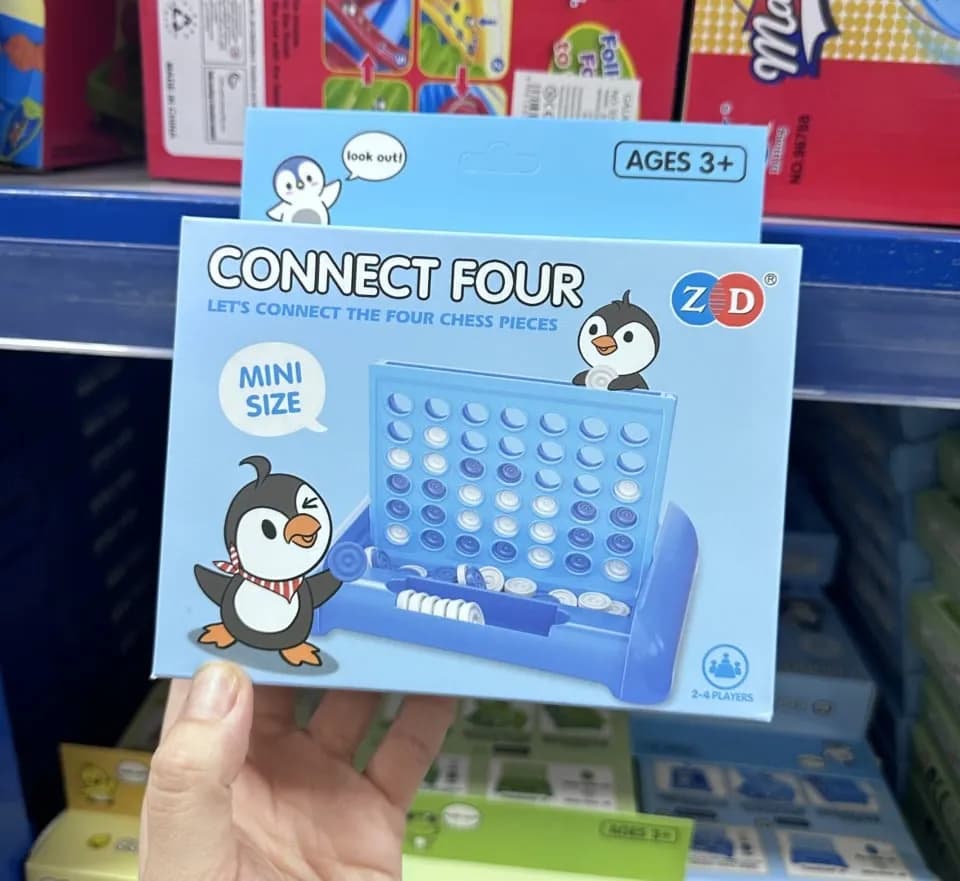 Gra zręcznościowa Connect Four Mini Size ZD kaczka 12szt
