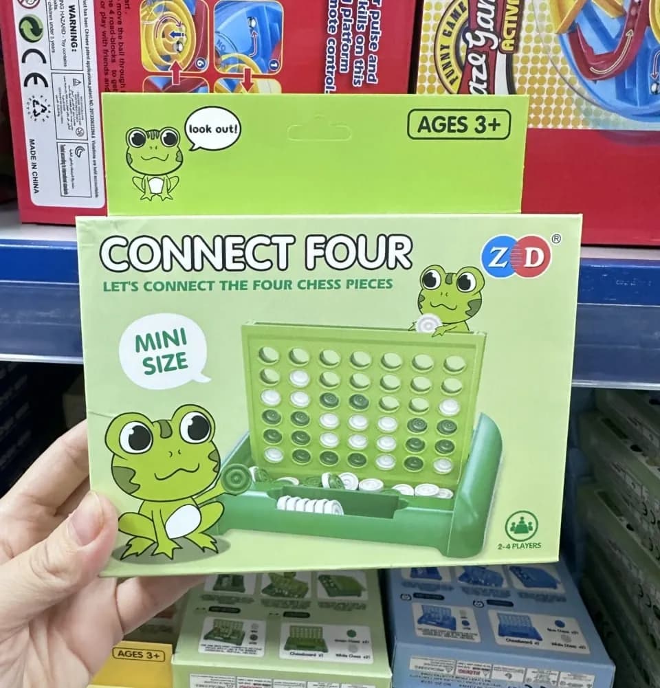 Gra zręcznościowa Connect Four Mini Size ZD kaczka 12szt