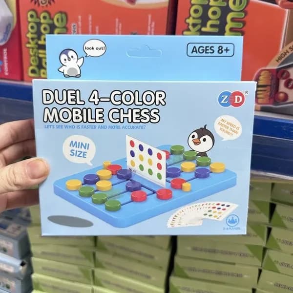 Duel 4 Kolor Mobile Chess Mini Size