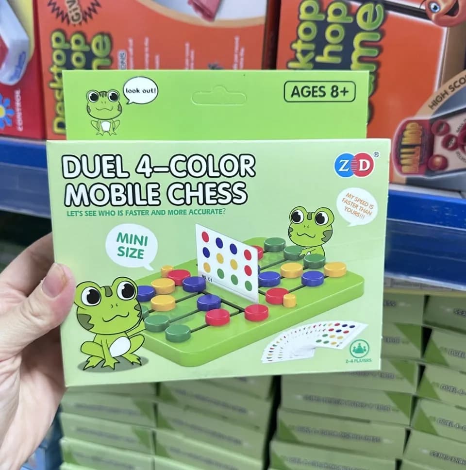 Gra Mobilne Szachy 4 Kolory Mini Size PK12740 ZD Logiczna