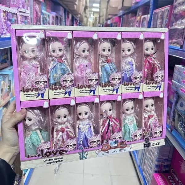 Zestaw Lalka Love 12PCS