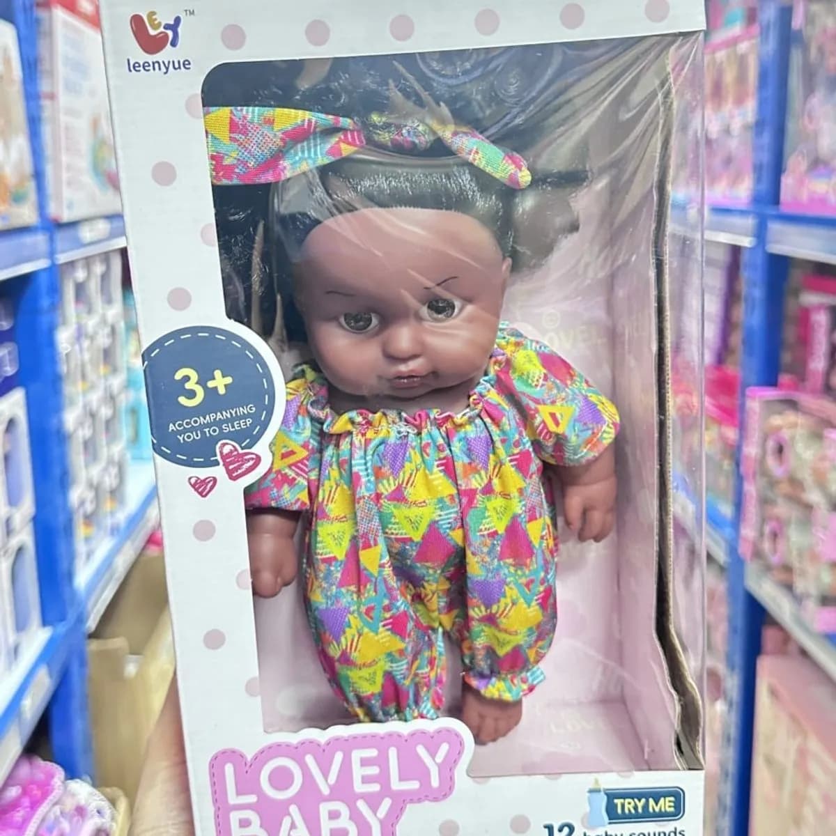 Lalka Lovely Baby z akcesoriami, wiek 3+, 12 dźwięków