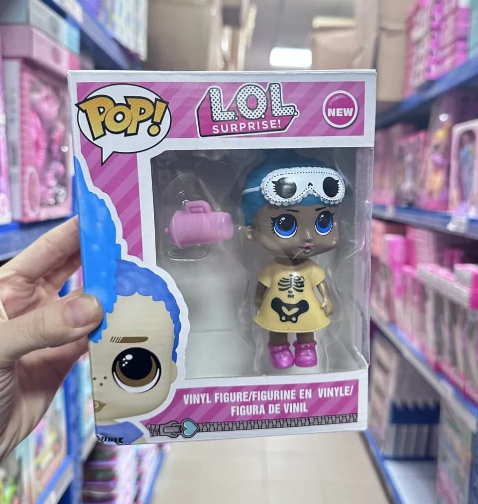 Lalka LOL Surprise Vinyl Figure PK12754 Figurka Szkielet Niebieskie Włosy