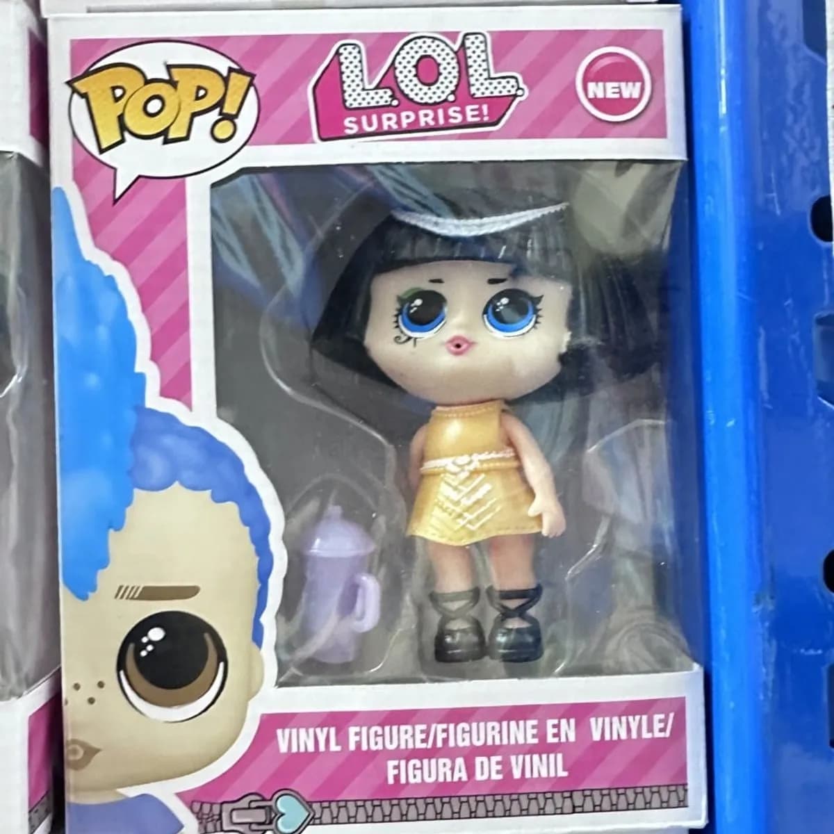 Lalka LOL Surprise Vinyl Figure PK12754 Figurka Szkielet Niebieskie Włosy