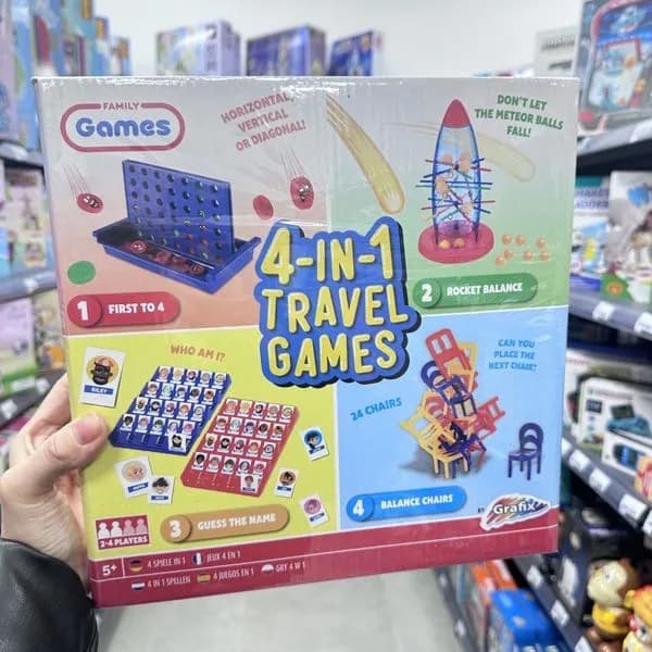 Zabawka 4in1 Travel Games