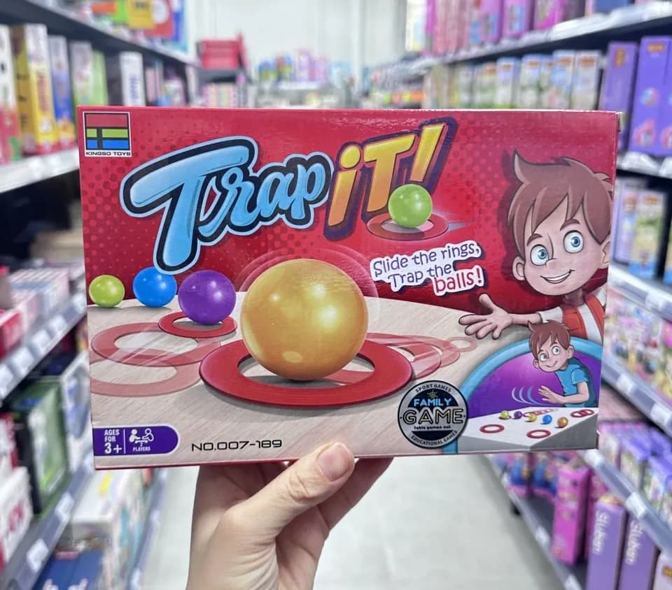 Gra zręcznościowa Trap It! Family Game PK12775 - Łapanie piłeczek