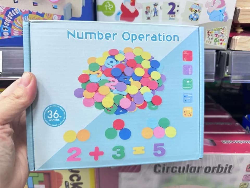 Zabawka edukacyjna Number Operation - piankowe cyfry i działania