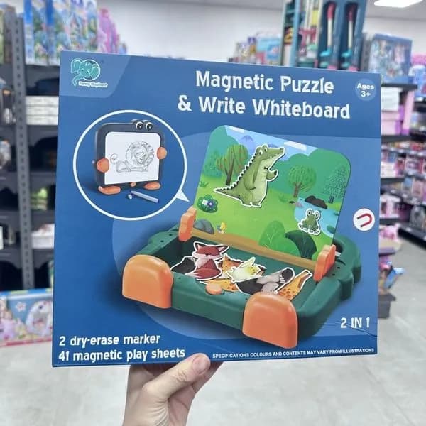 Magnetic Puzzle&amp;Write Whiteboard
