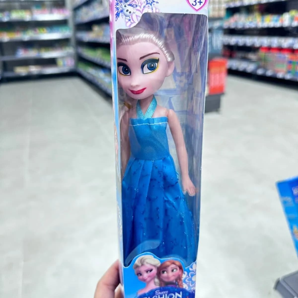 Lalka Sweet Fashion w niebieskiej sukni PK12798, błyszcząca