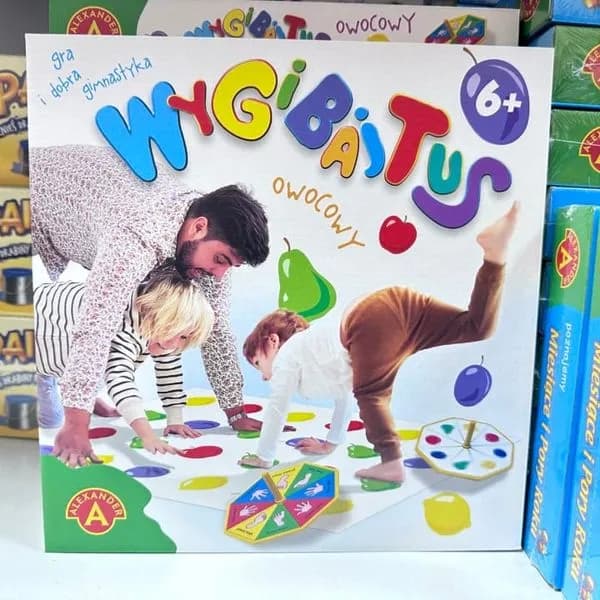 Gra zręcznościowa Wygibajtus Owocowy Alexander - Mata Gimnastyczna