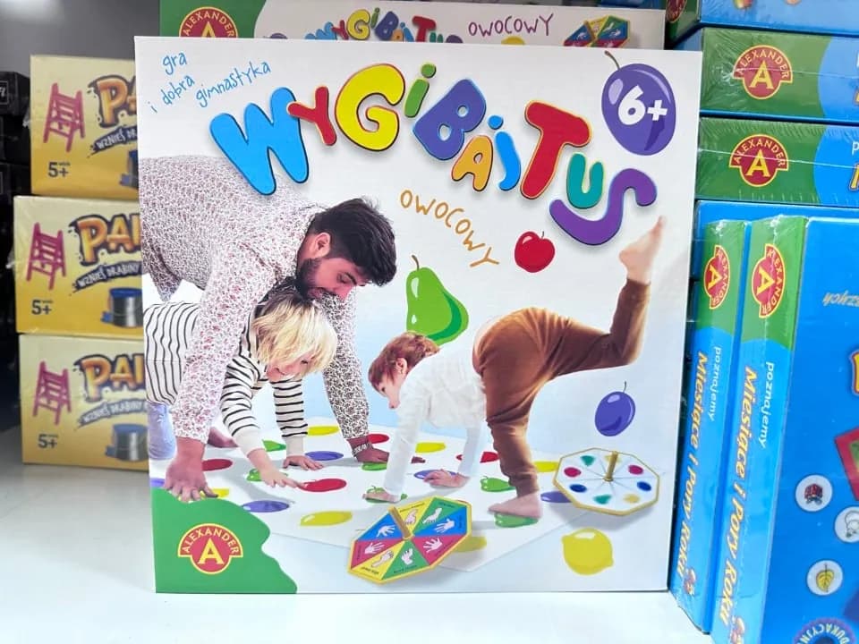 Gra zręcznościowa Wygibajtus Owocowy Alexander - Mata Gimnastyczna