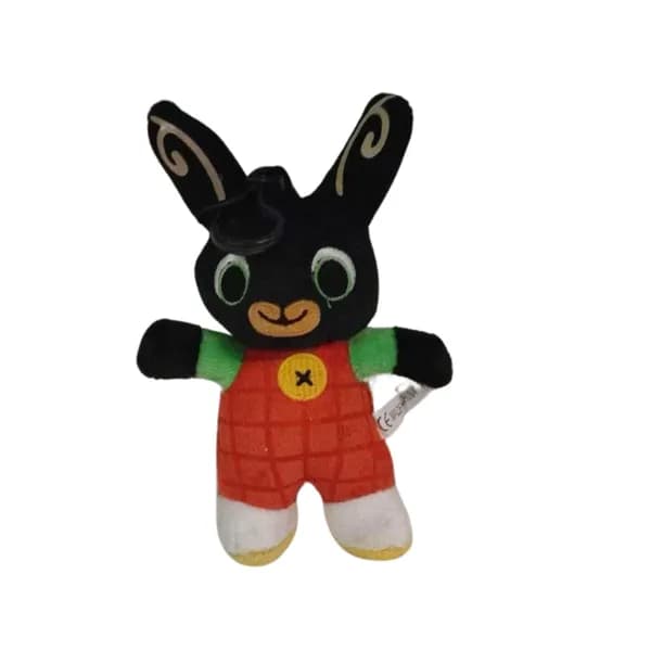 Maskotka pluszowa królik Bing w ogrodniczkach z zawieszką