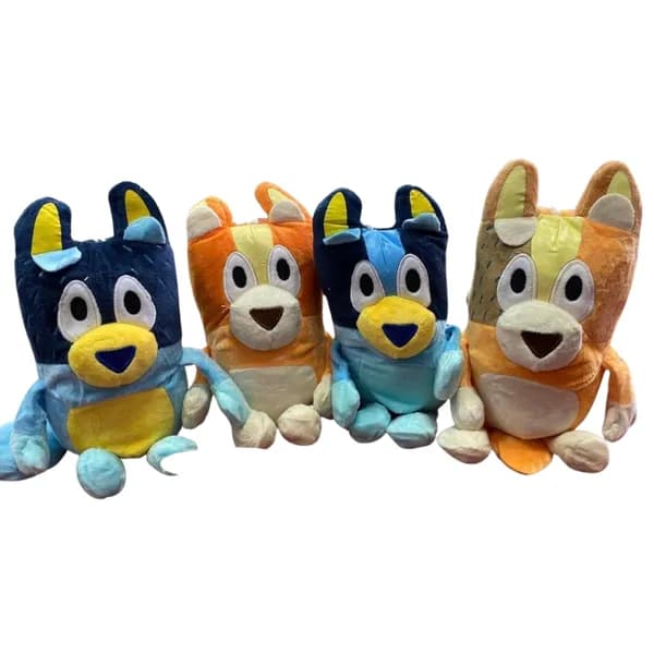 Maskotka pluszowa piesek - zestaw 4 szt. Bluey i Bingo