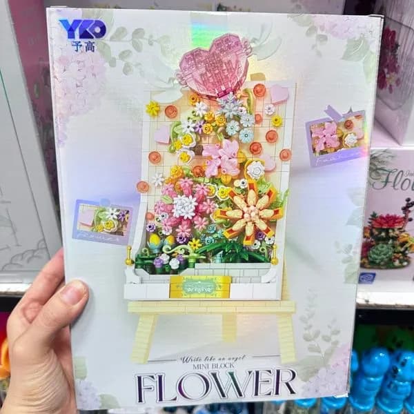 Klocki Mini Block Kwiaty Flower PK12849 Bukiet na Sztaludze YKO