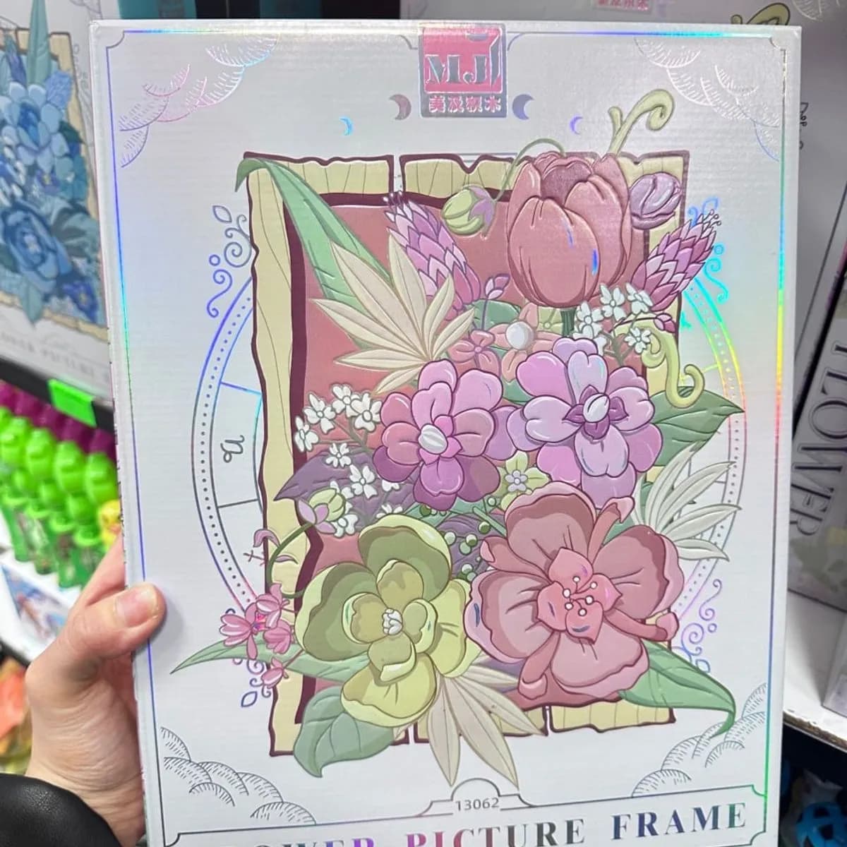 Klocki Flower Picture Frame MJ PK12850 - Kwiaty w ramce 3D