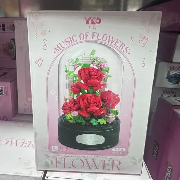 Klocki Music Of Flowers - Róże z pozytywką YKO P1060 574 el.