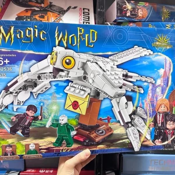 Klocki Magic World Sowa z Figurkami 535 elementów - Zestaw 82536