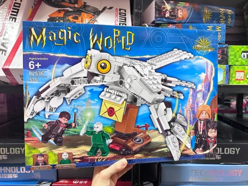 Klocki Magic World Sowa z Figurkami 535 elementów - Zestaw 82536