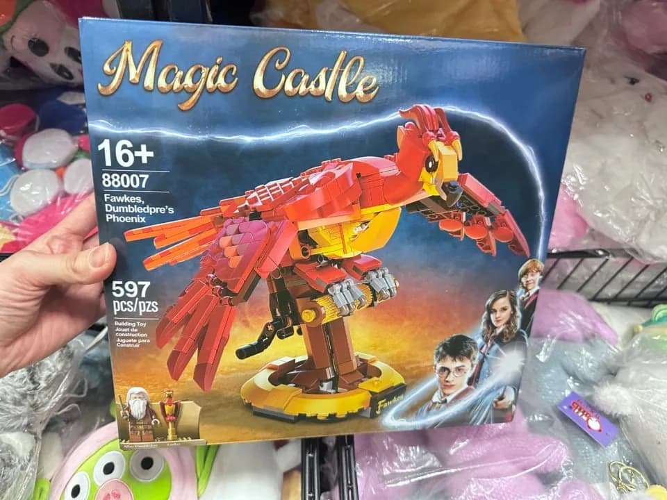 Klocki Magic Castle Fawkes Feniks Dumbledore'a 597 el. Ruchomy