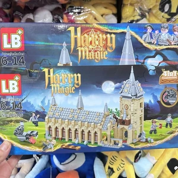 Klocki Harry Magic LB PK12863 Zamek z Figurkami 4w1 LB9116