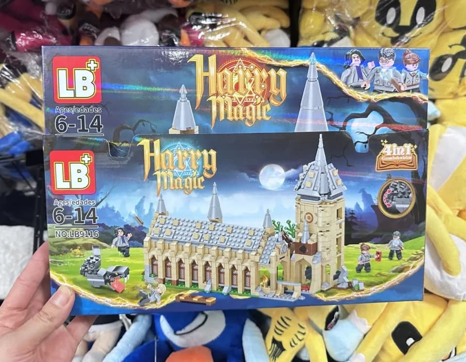 Klocki Harry Magic LB PK12863 Zamek z Figurkami 4w1 LB9116