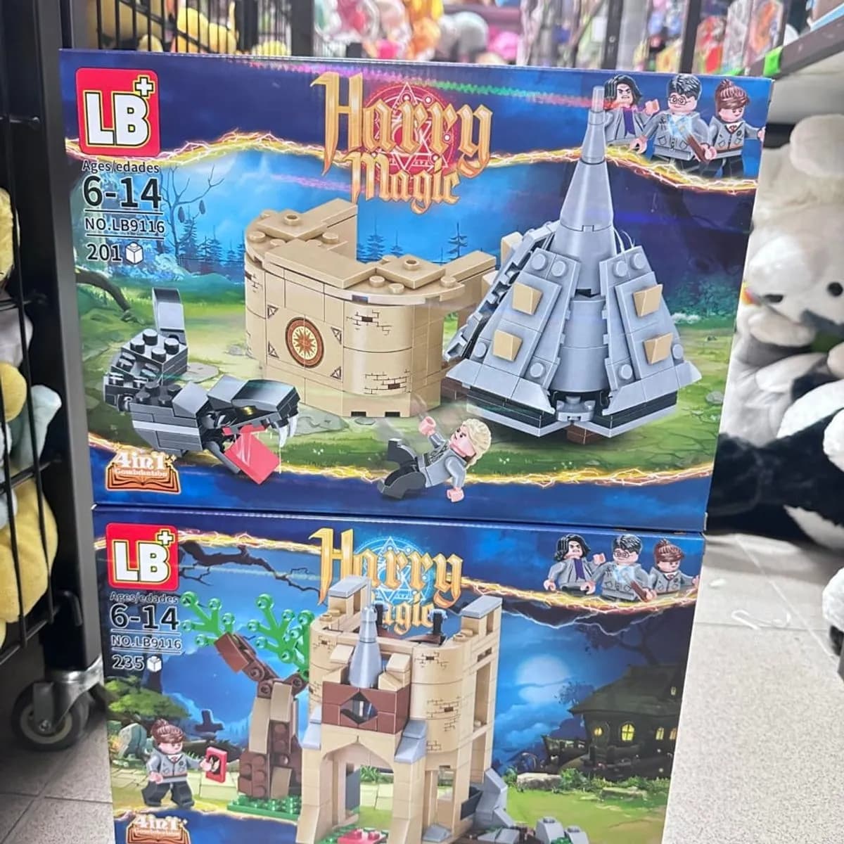 Klocki Harry Magic LB PK12863 Zamek z Figurkami 4w1 LB9116