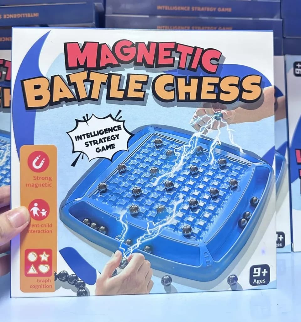 Magnetyczna gra strategiczna Battle Chess 20 szt. z planszą