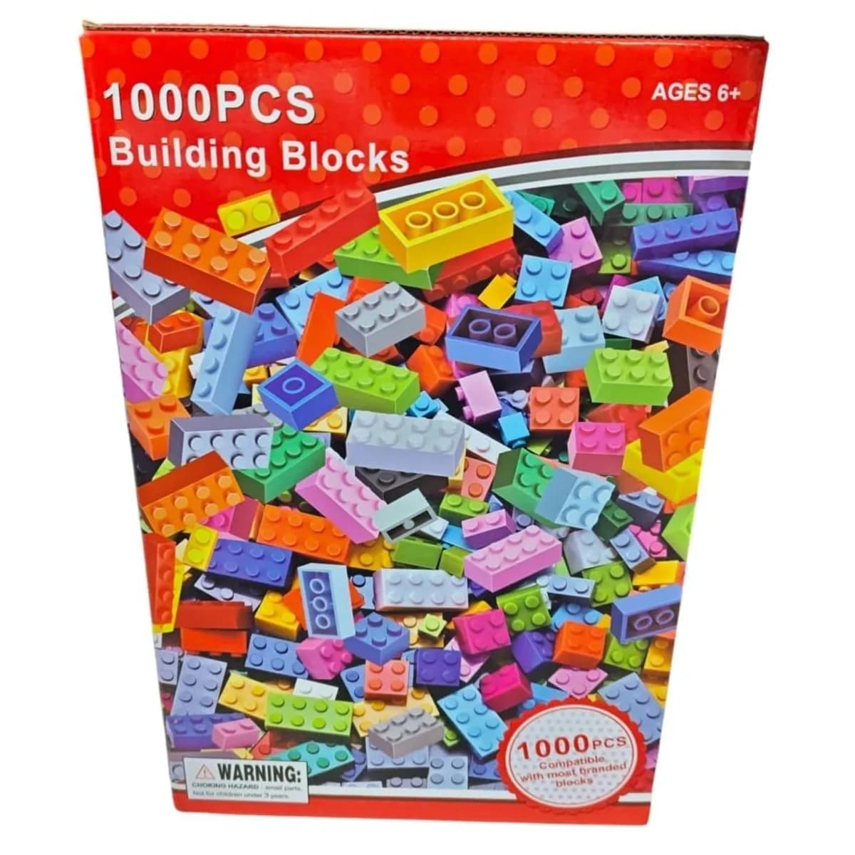 Klocki Budowlane DIY 1000 sztuk - Zestaw Kompatybilny Kolorowy