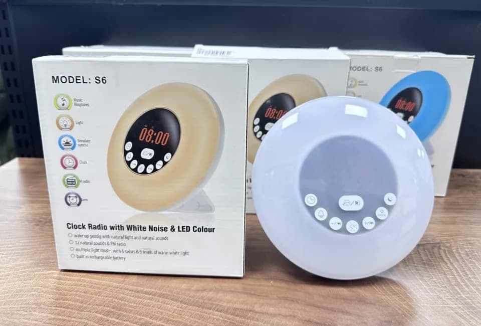 Clock Radio White Noise LED