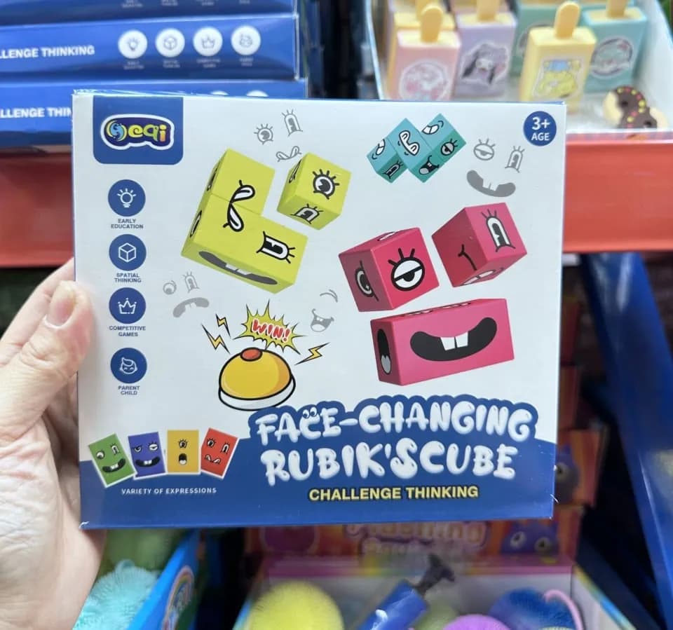 Kostka Rubika Zmieniająca Twarze PK13051 - Gra Edukacyjna EQI 3+