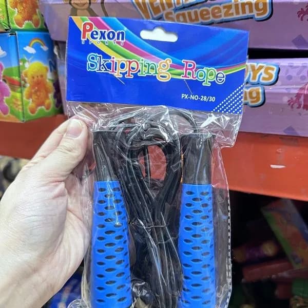 Skakanka Paxon Sports dla dzieci niebieska PX-NO-28/30 perforowana