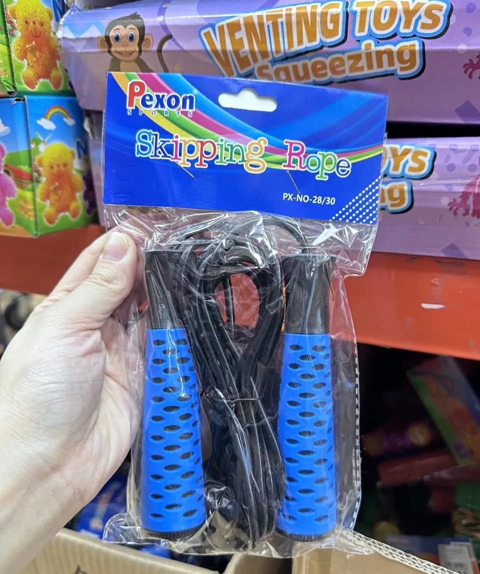 Skakanka Paxon Sports dla dzieci niebieska PX-NO-28/30 perforowana