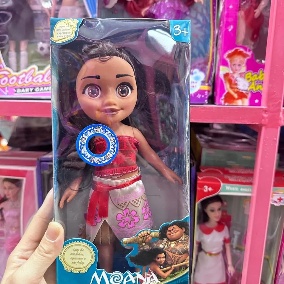 Lalka Moana Happy Every Day z akcesoriami, dla dzieci 3+