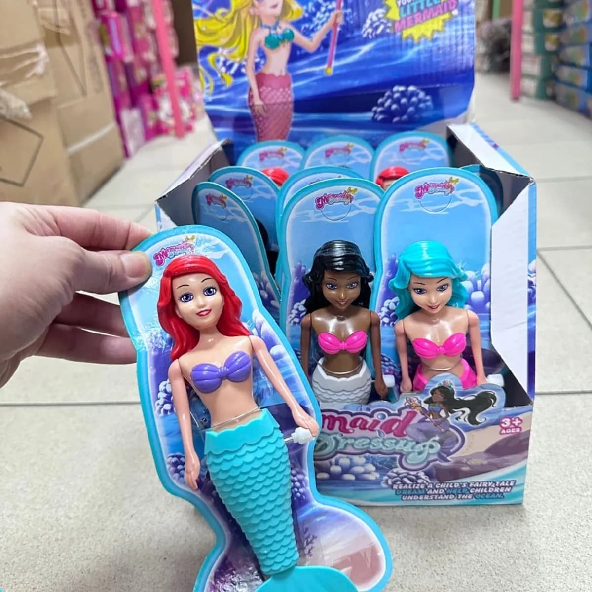 Lalki Syrenki Mermaid Dressing PK13075 - Zestaw 3 Kolory