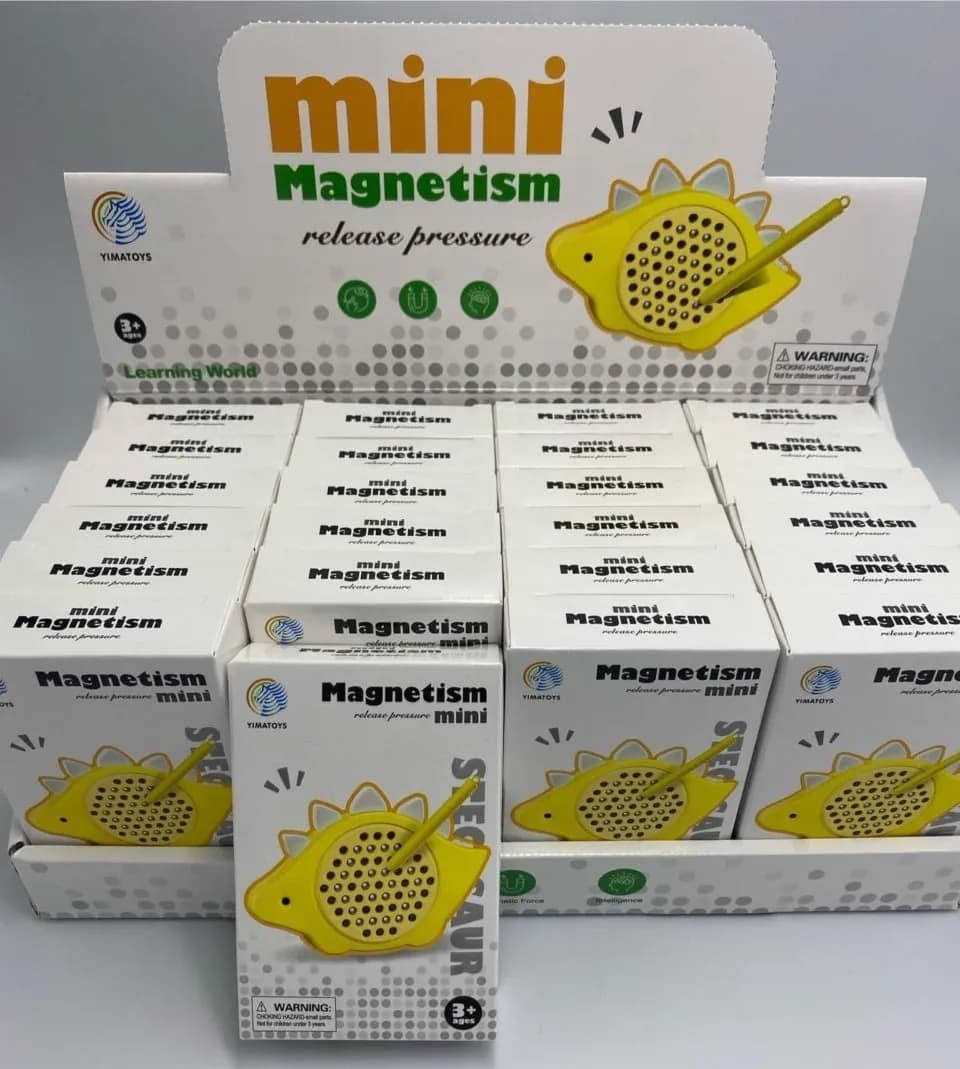 Mini Magnetism Dinozaur Stegozaur z rysikiem magnetycznym