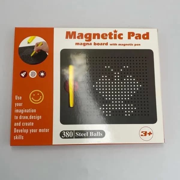 Tablica magnetyczna Magnetic Pad z pisakiem, 380 kulek stalowych