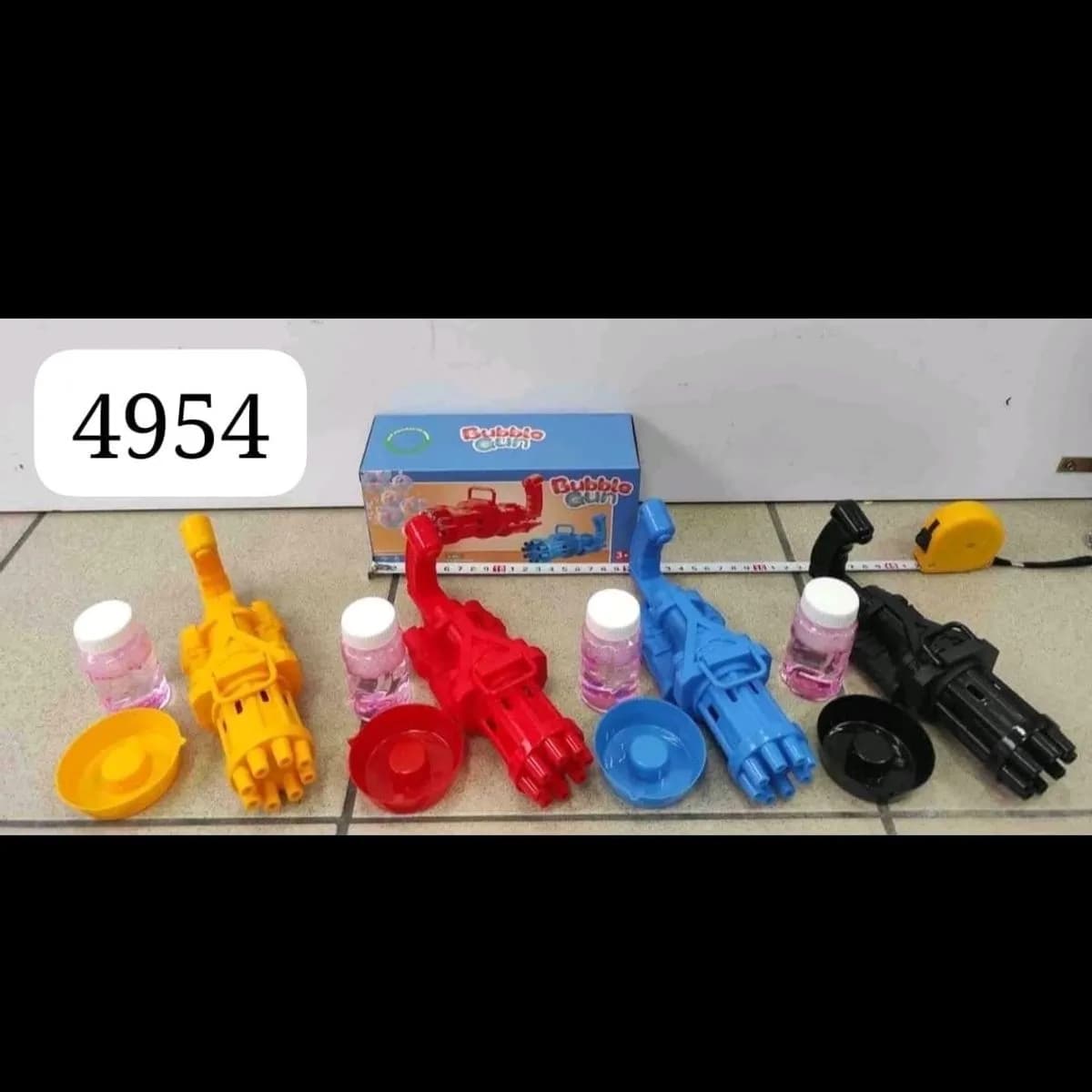 Pistolet na bańki mydlane Gatling - zabawka wodna (mix kolorów)