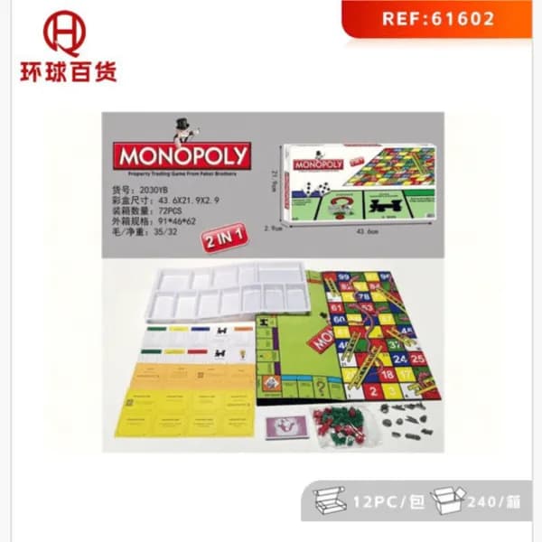 Zabawka Monopoly 2in1
