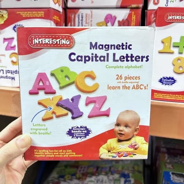 Zabawka Magnetic Capital Letters