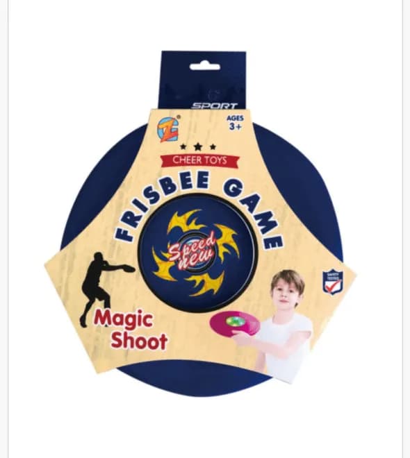 Zabawka Frisbee Game Cheer Toys dla dzieci od 3 lat, granatowe