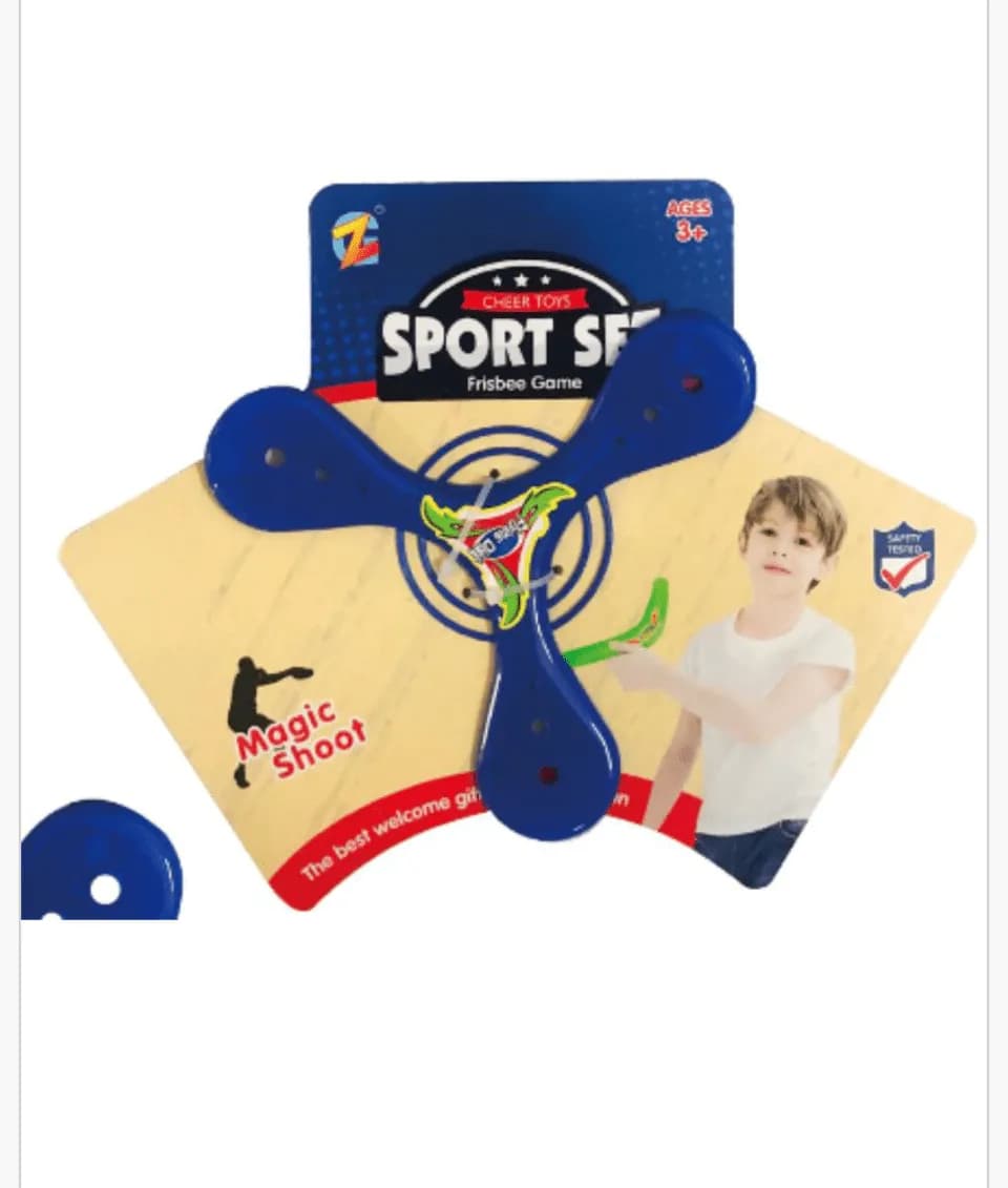 Zabawka Sport Set - Bumerang Trójramienny Cheer Toys Niebieski