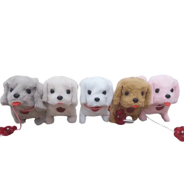 Pluszowa maskotka piesek interaktywny na baterie, mix kolorów