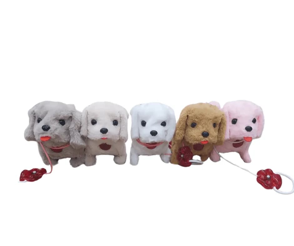 Pluszowa maskotka piesek interaktywny na baterie, mix kolorów