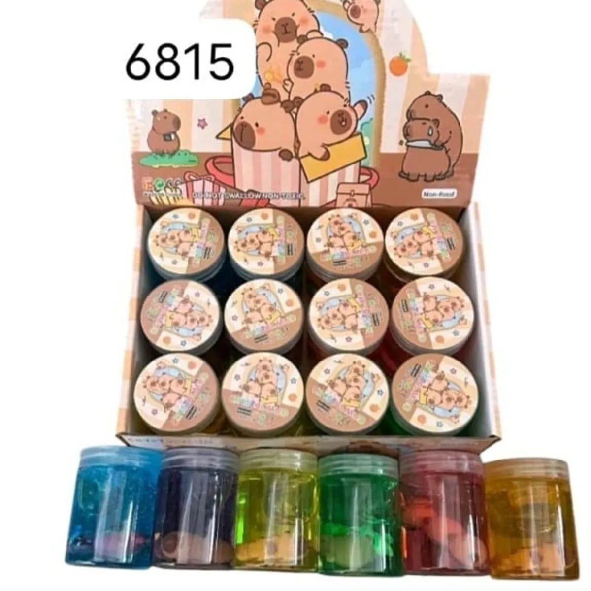 Zabawka Slime w Słoiczku z Misiami - Kolorowy Mix 24 szt.