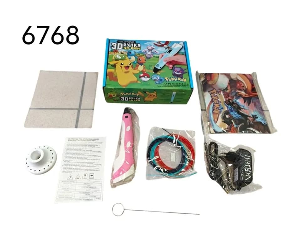 Długopis 3D Pokemon PK13376 - Różowy Zestaw Kreatywny z Filamentem