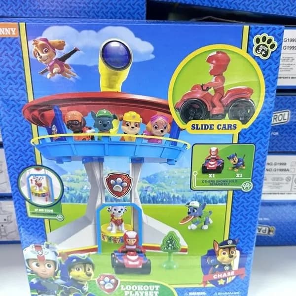 Zestaw Zabawkowy Wieża Kontrolna Psi Patrol Lookout Playset