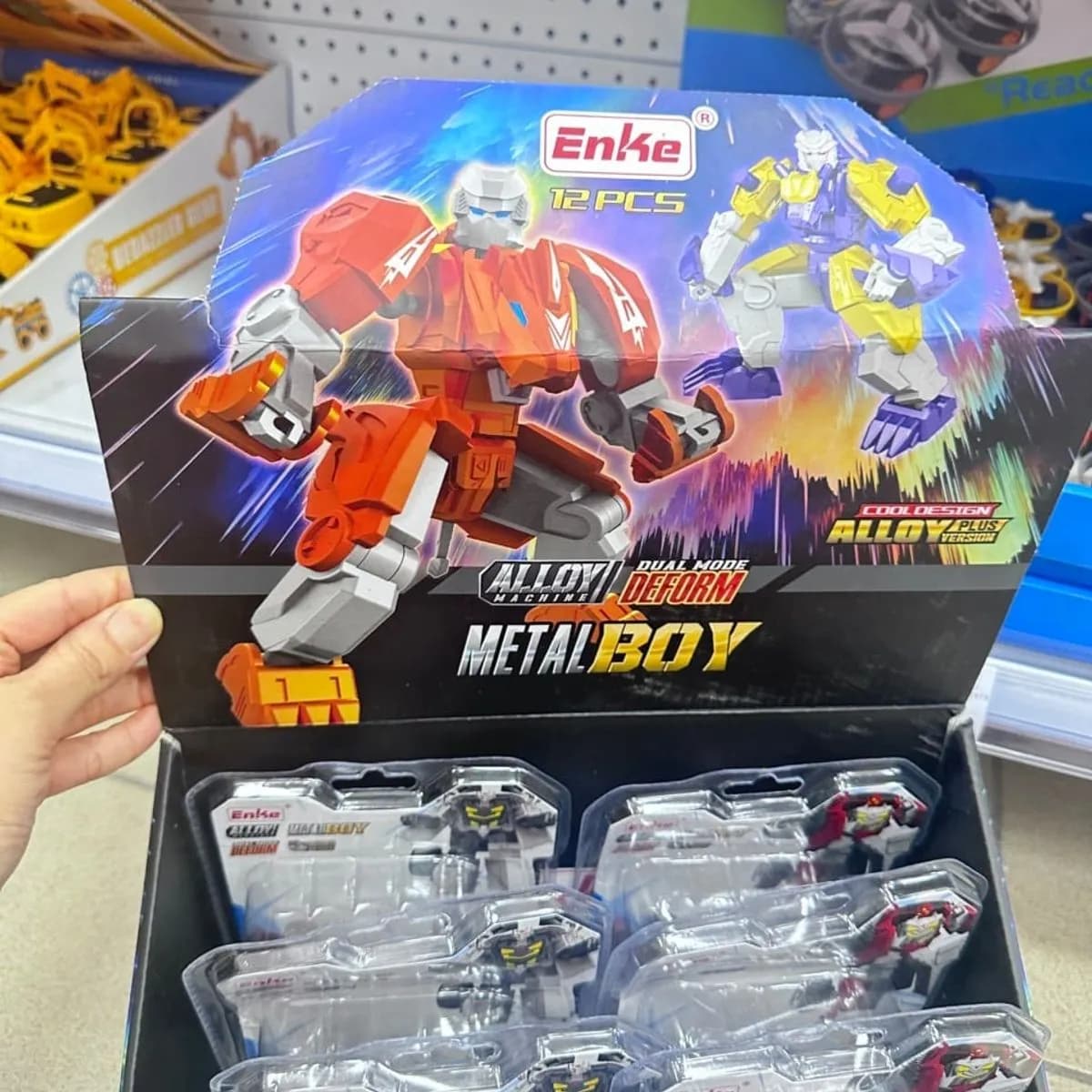 Robot Samochód Metal Boy Dual Mode Deform Alloy Enke 2w1